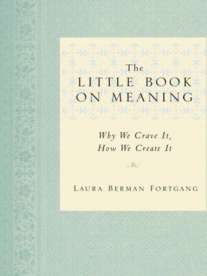 cover image of The Little Book on Meaning